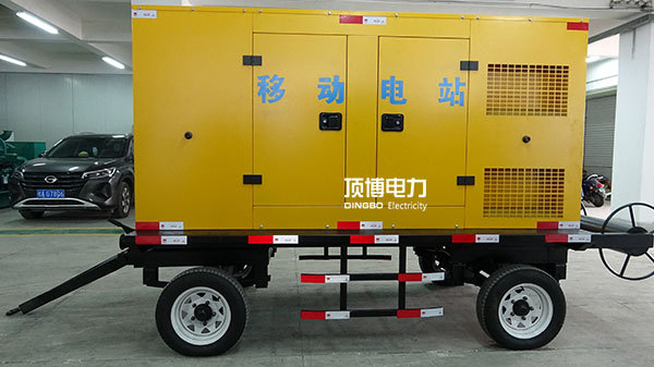 300kw玉柴移动拖车式柴油发电机组